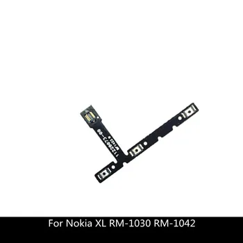 สำหรับ Nokia XL RM-1030 RM-1042 พลังงาน/ตัดปุ่มระดับเสียงปุ่มปิดเสียงเปลี่ยน Flex เคเบิลทีวีของแทนที่ส่วน
