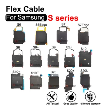 สำหรับ Samsung กาแล็กซี่ S20 S10 S9 S8 อีกอย่าง Ultra S10e S7 S6 ขอ S10+S20 ตาเฟ่เครือข่ายไร้สายชาร์จ Induction Coil NFC ศูนย์ควบคุม kde ในโมดูล Flex สายเคเบิล