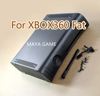 สำหรับ XBOX360 อ้วนคอนโซลการคุ้มครองคดีบ้านพักคดีสำหรับ xbox360 นสีดำสีขาวเต็มไปด้วเปิดบ้านพักเชลล์คดีกับปุ่ม