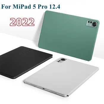 สำหรับ Xiaomi ร้อยย่ำ 5 มืออาชีพ 124 นิ้ว 2022 คดี Ultra บางแม่เหล็กปกปิดฉลาด Funda สำหรับ MiPad 5 มืออาชีพ 12.4