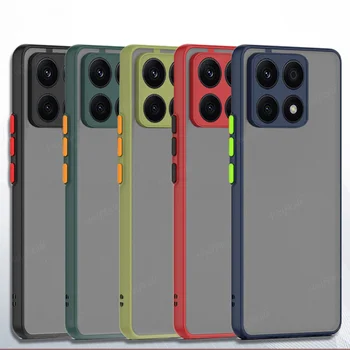 สำหรับเกียรติ X8A คดีสำหรับเกียรติ X8A ปกปิด Shockproof โทรศัพท์กลับมา Bumper ผิวด้านสำหรับโปร่งแสง Fundas Huawei เกียรติ X8 X6 X6S X8A คดี