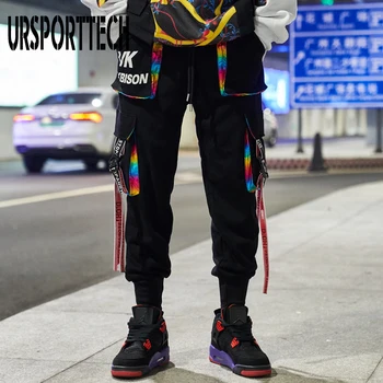 สินค้ากางเกงในกางเกงฤดูใบไม้ผลิงคนกางเกง Joggers Pant Streetwear สะโพกขึ้นปล่อย Harajuku Pantalones กีฬาปกติกับกางเกงในชาย