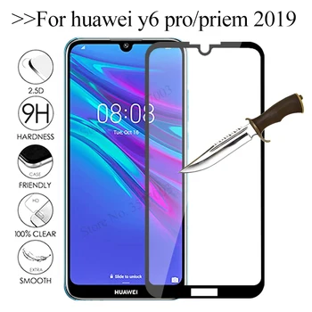 สียูวีผ่านเข้าสำหรับ Huawei Y62019 กระจกหน้าจอสำหรับผู้ปกป้อ Huawei Y6 มืออาชีพ 2019 MRD-LX1 MRD-LX1F Y 6 อันดับหนึ่ง Y6Pro ปกป้อง Glas