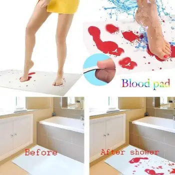 สีเปลี่ยนภาพรมเช็ดเท้าหน้าบ้าเลือดขอ Novelty ห้องน้ำเถอะ