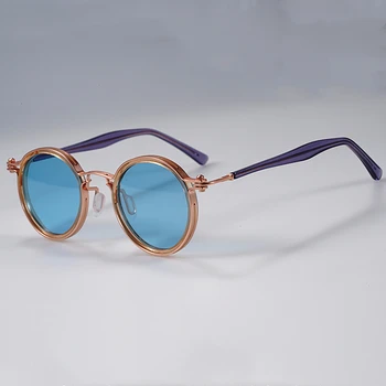 เหล้าองุ่นชนิดเล็กร Alloy+Acetate Tavat อแว่นตากันแดดพิเศษในห้อง Inlay ออกแบบ Polarized เลนส์คุณภาพดีกผู้หญิงคน Eyeglasses