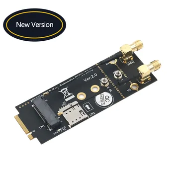 เอ็ม 2 ของกุญแจ B เครือข่ายไร้สายศูนย์ควบคุม kde ในโมดูลอะแดปเตอร์กับ SIM การ์ดตำแหน่ง Antennas สนับสนุน 5G 4G 3G LTE GSM โมเด็มสำหรับ NGFF 30423052 เอ็ม 2 บีคีย์การ์ด