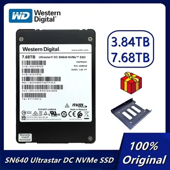 แบรนด์ใหม่ตะวันตกดิจิตอล WD SN6407.68 เทระไบต์ 3.84 เทระไบต์ SSD NVMe ก 2 Ultrastar วอชิงตันยานเอนเตอรไพรสแข็งของรัฐขับรถ 2.5