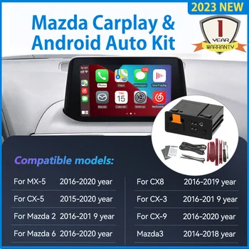 แอปเปิ้ล CarPlay Android อัตโนมัติพอร์ต USB อะแดปเตอร์ฮับสำหรับ Retrofit Mazda 6 Mazda 3 Mazda 2 CX30 CX5 CX8 CX9 MX5 miata TK78669U0C คิท
