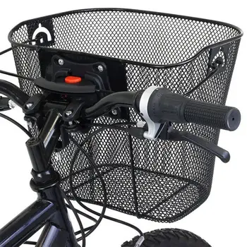 โลหะนั่นโครงร่างจักรยานตะกร้าจักรยานอยู่ตะกร้า MTB จักรยานหน้ารูปกระจัตะกร้างกับด่วนปลดปล่อยวงเล็บจักรยานหน้าตะกร้า