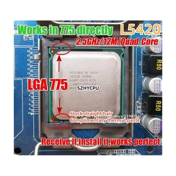ใช้ lntel Xeon L54202.5 GHz 12M 1333Mhz นหน่วยประมวลผลเท่ากับแกนกลาง 2 เริ่มต้ Q9300 นหน่วยประมวลผลทำงานอยู่ LGA775 motherboard