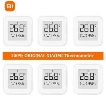 ใหม่ Xiaomi Mijia บลูทูธเสียงเทอร์โมมิเตอร์ร้อง Hygrometer หมึกหน้าจอฉลาดอุณหภูมินชุ่มชื่นอจอเตือนกับเด็กโหมด 2Years