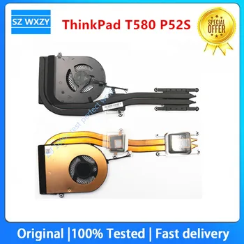 ใหม่ดั้งเดิมสำหรับ Lenovo ThinkPad T580 P52S แล็ปท็อป Heatsink กับแฟน FRU 01ER49501ER49601YR45501YR456100%ทดสอบเร็วยาน