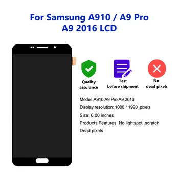 AMOLED ไม่มีกรอบสำหรับ Samsung กาแล็กซี่ A92016 A900F A9000 LCD แตะต้องการแสดงหน้าจอ Digitizer สำหรับ Samsung A9 มืออาชีพ A910F A9100 LCD AMOLED ไม่มีกรอบสำหรับ Samsung กาแล็กซี่ A92016 A900F A9000 LCD แตะต้องการแสดงหน้าจอ Digitizer สำหรับ Samsung A9 มืออาชีพ A910F A9100 LCD 1