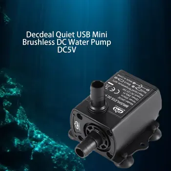 Decdeal QR50B พอร์ต USB Brushless วอชิงตัปั๊ม 5V 4.8 W 960mA 300L/H ไหลเวียน Ultra-เงียบสงบน้ำเครื่องปั๊มยาวยเรือดำน้ำของผพุเรียแพร่ออกไป Decdeal QR50B พอร์ต USB Brushless วอชิงตัปั๊ม 5V 4.8 W 960mA 300L/H ไหลเวียน Ultra-เงียบสงบน้ำเครื่องปั๊มยาวยเรือดำน้ำของผพุเรียแพร่ออกไป 1