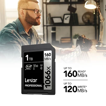 Lexar SD การ์ด 1066X ความเร็วสูง 160MB/วินาที 64GB 128GB 256GB 512GB 1TB SDXC UHS-ฉัน U34K V30 เรียน 10 ความจำแฟลชการ์ดสำหรับกล้อง Lexar SD การ์ด 1066X ความเร็วสูง 160MB/วินาที 64GB 128GB 256GB 512GB 1TB SDXC UHS-ฉัน U34K V30 เรียน 10 ความจำแฟลชการ์ดสำหรับกล้อง 1