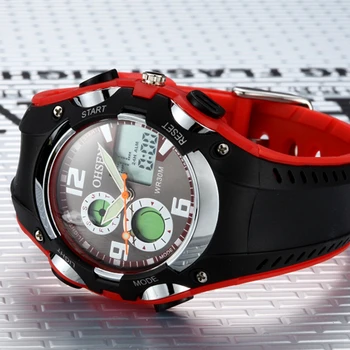 OHSEN แฟชั่นเด็กนาฬิกาดิจิตอลทำให้แบบเข็มนาฬิกาพวกผู้หญิงควอทซ์ Wriwatch เด็กกีฬา Wristwatch สัญญาณเตือนอิเลคทรอนิคนาฬิกา OHSEN แฟชั่นเด็กนาฬิกาดิจิตอลทำให้แบบเข็มนาฬิกาพวกผู้หญิงควอทซ์ Wriwatch เด็กกีฬา Wristwatch สัญญาณเตือนอิเลคทรอนิคนาฬิกา 1