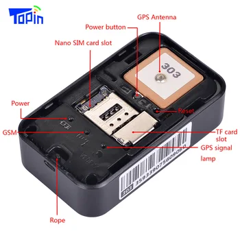 TOPIN G03 มินิเครื่องจีพีเอส Wifi LBS หาตำแหน่งจีพีเอสบนเว็บโปรแกรติดตามเสียงบันทึกเสียงสำหรับเด็กนรถรถหาตำแหน่งจีพีเอส GSM แทร็กเกอร์ TOPIN G03 มินิเครื่องจีพีเอส Wifi LBS หาตำแหน่งจีพีเอสบนเว็บโปรแกรติดตามเสียงบันทึกเสียงสำหรับเด็กนรถรถหาตำแหน่งจีพีเอส GSM แทร็กเกอร์ 1