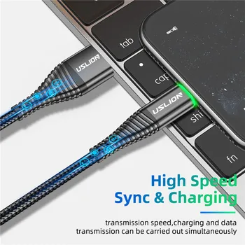 USLION 3A โครพอร์ต USB สายเคเบิล 0.5 m/1m/2m ข้อมูล Sync วดเร็วตั้งข้อหาสายสำหรับ Samsung Huawei Xiaomi โน๊ตแผ่นจารึก Android พอร์ต USB โทรศัพท์สายเคเบิล USLION 3A โครพอร์ต USB สายเคเบิล 0.5 m/1m/2m ข้อมูล Sync วดเร็วตั้งข้อหาสายสำหรับ Samsung Huawei Xiaomi โน๊ตแผ่นจารึก Android พอร์ต USB โทรศัพท์สายเคเบิล 1
