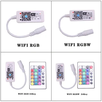 Wifi แบบสี RGB/RGBW นำ Controller มินิ DC12V กับ RF IR 24Key การควบคุมระยะไกลสำหรับ RGB/RGBW นำเธอ 50503528 RGB RGBW ไฟ Wifi แบบสี RGB/RGBW นำ Controller มินิ DC12V กับ RF IR 24Key การควบคุมระยะไกลสำหรับ RGB/RGBW นำเธอ 50503528 RGB RGBW ไฟ 1