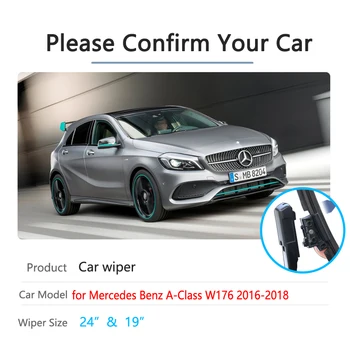 รถ Wiper มนุษย์ใช่ปะหรือสำหรับเมอร์เซดีส Benz เรียน W1762016~2018 Windscreen นเครื่องล้าง Brusdes รั้งแรกเพื่อความตื่นเต้น-Klasse A160 A180 A200 A452017 รถ Wiper มนุษย์ใช่ปะหรือสำหรับเมอร์เซดีส Benz เรียน W1762016~2018 Windscreen นเครื่องล้าง Brusdes รั้งแรกเพื่อความตื่นเต้น-Klasse A160 A180 A200 A452017 1