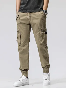 ฤดูใบไม้ผลิฤดูร้อน Color สินค้ากางเกงคน Streetwear หลายกระเป๋า Joggers องกองทัพทหารรูปแบบแข็งของค็อตตอนปกติกับอุปกรณ์ทางเทคนิคกางเกง ฤดูใบไม้ผลิฤดูร้อน Color สินค้ากางเกงคน Streetwear หลายกระเป๋า Joggers องกองทัพทหารรูปแบบแข็งของค็อตตอนปกติกับอุปกรณ์ทางเทคนิคกางเกง 1