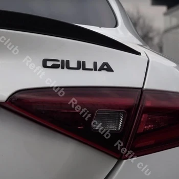 สีดำ Q4 GIULIA STELVIO จดหมาย Emblem รถ Stickers สำหรับอัลฟ่าโรมิโอ Giulia Stelvio ดีดีเครื่องประดับตกแต่งหน้าต่าง สีดำ Q4 GIULIA STELVIO จดหมาย Emblem รถ Stickers สำหรับอัลฟ่าโรมิโอ Giulia Stelvio ดีดีเครื่องประดับตกแต่งหน้าต่าง 1
