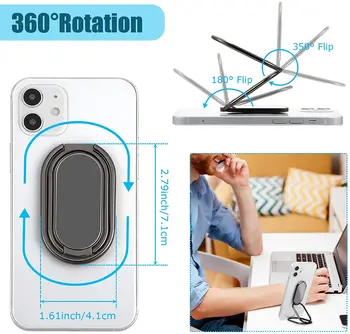 โทรศัพท์แหวนบันิ้ว Kickstand 360 ระดับการหมุนรอบโลหะโทรศัพท์มือถือแหวนมั่น Foldable โทรศัพท์ขอยืนสำหรับแม่เหล็กรถจั โทรศัพท์แหวนบันิ้ว Kickstand 360 ระดับการหมุนรอบโลหะโทรศัพท์มือถือแหวนมั่น Foldable โทรศัพท์ขอยืนสำหรับแม่เหล็กรถจั 1
