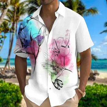 ใหม่ 2023 หน้าร้อนเสื้อตัวฮาวายหุ้นระยะสั้น sleeved เสื้อ 3D พิมพ์สัตว์นกผู้ชายและผู้หญิงเดินทางชายหาดสบายๆ oversize เสื้อ 5XL ใหม่ 2023 หน้าร้อนเสื้อตัวฮาวายหุ้นระยะสั้น sleeved เสื้อ 3D พิมพ์สัตว์นกผู้ชายและผู้หญิงเดินทางชายหาดสบายๆ oversize เสื้อ 5XL 1