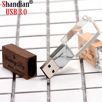 SHANDIAN งานแต่งงาน Photography โลโก้ที่กำหนดไม้คริสตัลไม้พอร์ต USB 3.064GB 32GB 16GB 4GB รุ่นของความทรงจำ flashs เอาปากกาขับรถ SHANDIAN งานแต่งงาน Photography โลโก้ที่กำหนดไม้คริสตัลไม้พอร์ต USB 3.064GB 32GB 16GB 4GB รุ่นของความทรงจำ flashs เอาปากกาขับรถ 2