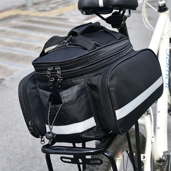 จักรยานสัญญาณโทรศัพท์กระเป๋า MTB จักรยานบันทึกระเป๋าท้ายรถ Pannier Cycling Multifunctional ความจุสูงกระเป๋าเดินทางกับฝนตกปกปิด จักรยานสัญญาณโทรศัพท์กระเป๋า MTB จักรยานบันทึกระเป๋าท้ายรถ Pannier Cycling Multifunctional ความจุสูงกระเป๋าเดินทางกับฝนตกปกปิด 2