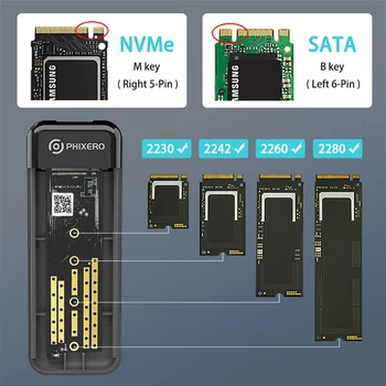 PHIXERO เอ็ม 2 NVME ล้องที่มีความคมชัดสูงนะคดี SATA SSD Enclosure องเว็บเบราว์เซอร์ภายนอกยากที่ขับรถเก็บของกล่องพอร์ต USB 3.1 พิมพ์ C 6/10Gbps ดิสก์สำหรับพิวเตอร์แล็ปท็อป PHIXERO เอ็ม 2 NVME ล้องที่มีความคมชัดสูงนะคดี SATA SSD Enclosure องเว็บเบราว์เซอร์ภายนอกยากที่ขับรถเก็บของกล่องพอร์ต USB 3.1 พิมพ์ C 6/10Gbps ดิสก์สำหรับพิวเตอร์แล็ปท็อป 3