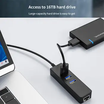 พอร์ต USB อีเทอร์เนตกับ 3 พอร์ต USB ฮับ 3.0 RJ45 เพียงแค่เรื่องเกี่ยวกับเครือข่ายการ์ดพอร์ต USB ไปอีเทอร์เนตอะแดปเตอร์สำหรับแมค iOS Android พิวเตอร์ RTL8152 ประเภท-C ฮับ พอร์ต USB อีเทอร์เนตกับ 3 พอร์ต USB ฮับ 3.0 RJ45 เพียงแค่เรื่องเกี่ยวกับเครือข่ายการ์ดพอร์ต USB ไปอีเทอร์เนตอะแดปเตอร์สำหรับแมค iOS Android พิวเตอร์ RTL8152 ประเภท-C ฮับ 3