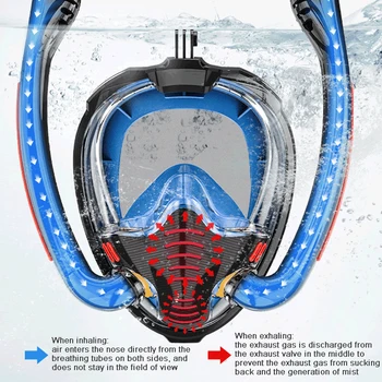 ใหม่สองเครื่องช่วยหา Snorkeling น้ำหน้ากากเต็มหน้าแห้งรูปแบบ swiming snorkel ตั้งค่าอุปกรณ์อยู่ใต้น้ำมาเกือเครื่องประดับ ใหม่สองเครื่องช่วยหา Snorkeling น้ำหน้ากากเต็มหน้าแห้งรูปแบบ swiming snorkel ตั้งค่าอุปกรณ์อยู่ใต้น้ำมาเกือเครื่องประดับ 3