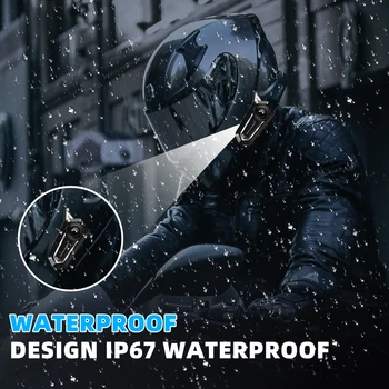 BT31 มอเตอร์ไซด์หมวกกันน็อ Headset บลูทูธ 5.0 เครือข่ายไร้สาย Waterproof Earphone อัตโนมัติ Handsfree โทรตอบรับกับไฟฉาย BT31 มอเตอร์ไซด์หมวกกันน็อ Headset บลูทูธ 5.0 เครือข่ายไร้สาย Waterproof Earphone อัตโนมัติ Handsfree โทรตอบรับกับไฟฉาย 4