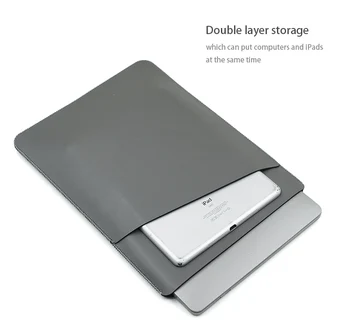 สเลเยอร์ขนาดใหญ่อวกาศ PU แล็ปท็อปเครื่องหนังถุงแขนเพื่อ Macbook อากาศ 13.3 มืออาชีพ 141516 MateBook Lenovo Thinkpad สเลเยอร์ขนาดใหญ่อวกาศ PU แล็ปท็อปเครื่องหนังถุงแขนเพื่อ Macbook อากาศ 13.3 มืออาชีพ 141516 MateBook Lenovo Thinkpad 4