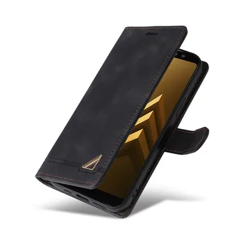 เครื่องหนังกระเป๋าคุมข้อมูลโทรศัพท์กระเป๋าคดีสำหรับ Samsung กาแล็กซี่ A8(2018)Etui วามหรูหราพลิกภาพหน้าปกสำหรับ Samsung A82018 A530F เป็น 8 คดี Coque เครื่องหนังกระเป๋าคุมข้อมูลโทรศัพท์กระเป๋าคดีสำหรับ Samsung กาแล็กซี่ A8(2018)Etui วามหรูหราพลิกภาพหน้าปกสำหรับ Samsung A82018 A530F เป็น 8 คดี Coque 4