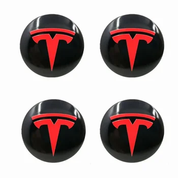 4pcs ตั้งค่ารถล้ศูนย์กลางฮับนฝาด้านบน/ด้านล่างปกปิด Stickers Decal สำหรับ Tesla นางแบบ 3 พวกเอเอ็กซ์ 4pcs ตั้งค่ารถล้ศูนย์กลางฮับนฝาด้านบน/ด้านล่างปกปิด Stickers Decal สำหรับ Tesla นางแบบ 3 พวกเอเอ็กซ์ 5