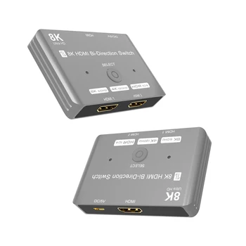 8K@60Hz HDMI 2.1 สองทิศทาง Switcher อะแดปเตอร์องตัวแบ่ 4K@120Hz น่ะไร้เดียงสาและไม่เสแสร้งด้ 2 in1 อ 1in 2 ออกสำหรับ PS4 PS53080 เปลี่ยนล้องที่มีความคมชัดสูงนะออกทีวี 8K@60Hz HDMI 2.1 สองทิศทาง Switcher อะแดปเตอร์องตัวแบ่ 4K@120Hz น่ะไร้เดียงสาและไม่เสแสร้งด้ 2 in1 อ 1in 2 ออกสำหรับ PS4 PS53080 เปลี่ยนล้องที่มีความคมชัดสูงนะออกทีวี 5