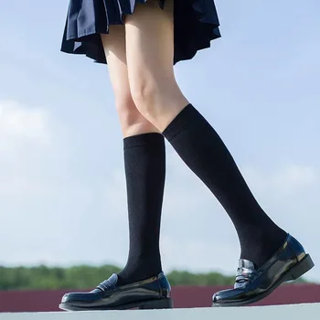 JK ผู้หญิงผิวดำผิวขาวหัวสูง Lolita ถุงเท้าท่านหญิงผู้หญิงตรงหัวน่ารักนานมากถุงเท้าบาง Breathable แข็งของสีของถุงเท้าสำหรับผู้หญิง JK ผู้หญิงผิวดำผิวขาวหัวสูง Lolita ถุงเท้าท่านหญิงผู้หญิงตรงหัวน่ารักนานมากถุงเท้าบาง Breathable แข็งของสีของถุงเท้าสำหรับผู้หญิง 5