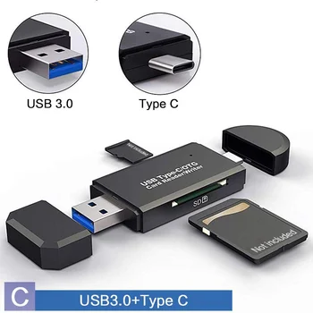 STONEGO OTG โคร SD การ์ดพอร์ต USB ตัวอ่าน 2.0 บน/พอร์ต USB 3.0/ประเภท C/โครพอร์ต USB SD การ์ดความทรงจำเครื่องมืออ่าน STONEGO OTG โคร SD การ์ดพอร์ต USB ตัวอ่าน 2.0 บน/พอร์ต USB 3.0/ประเภท C/โครพอร์ต USB SD การ์ดความทรงจำเครื่องมืออ่าน 5
